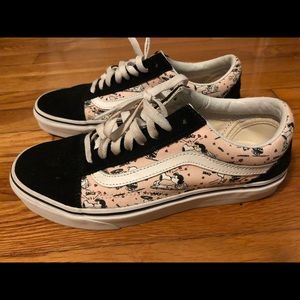 Light Pink Peanuts Vans